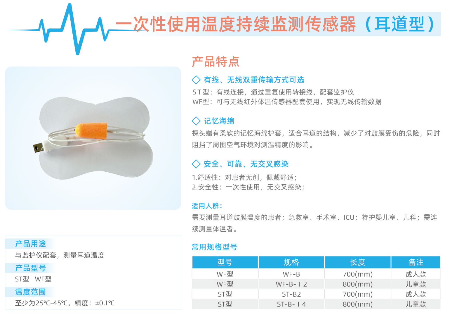 耳道温度传感器